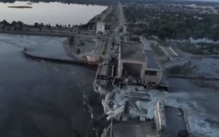Теракт на Каховской ГЭС: крымский блоггер-коллаборант подтвердил спланированный подрыв дамбы оккупантами