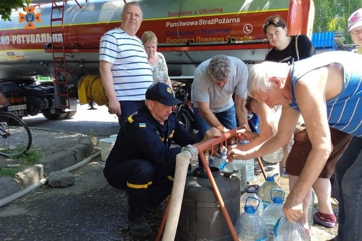 В некоторых районах Запорожья наблюдаются проблемы с питьевой водой