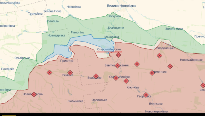 ЗСУ звільнили Старомайорське -