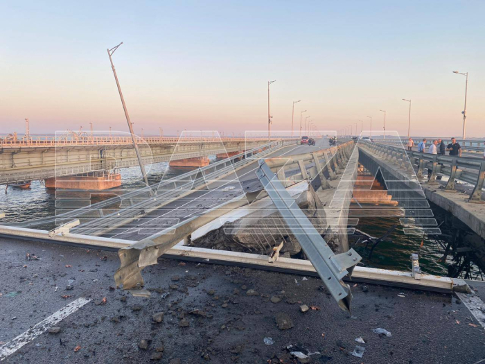 Вибухи на Кримському мосту: реакція ЗСУ та ГУР.