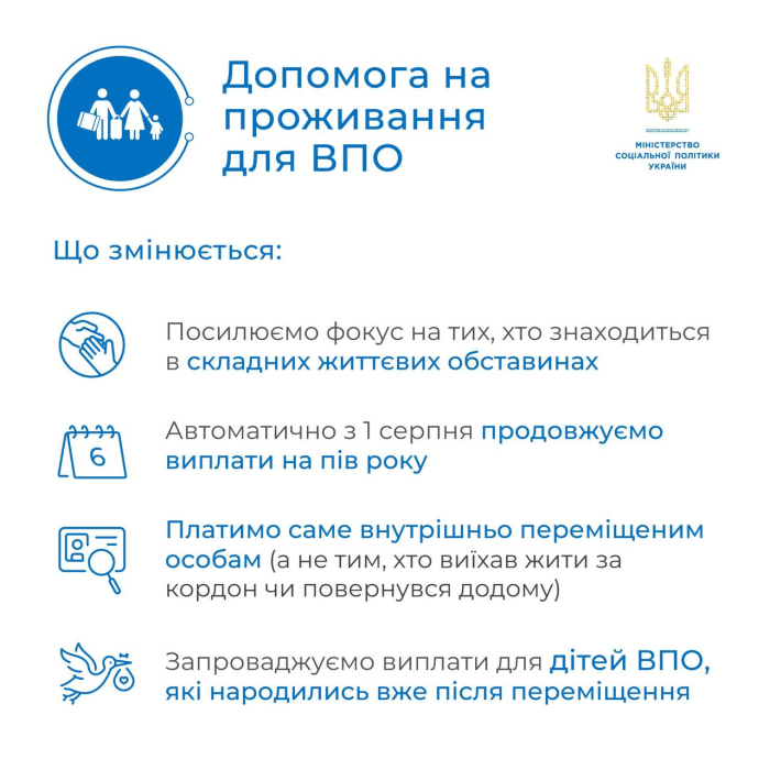 Кабмін змінив умови призначення виплат переселенцям: кому відмовлять фото 1