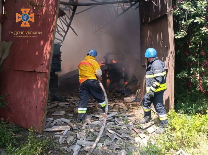 Спасатели ликвидировали пожар в Гуляйполе