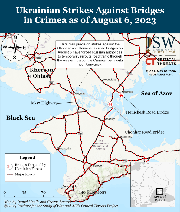 Карта бойових дій 7 серпня –