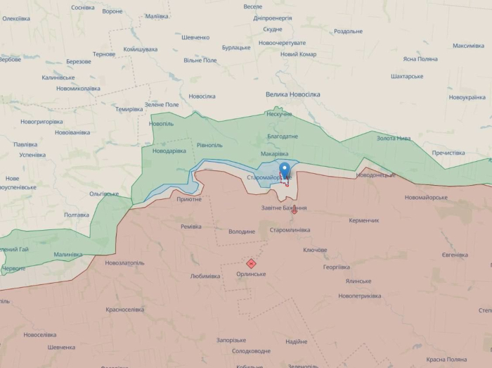 Офіційно: на Запорізькому напрямку звільнили село Урожайне.