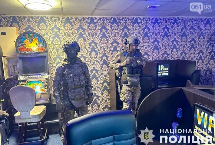 В Запорожье прикрыли нелегальное "казино" в котором ранее уже проводили обыск