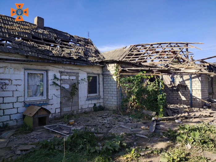 Рятувальники показали наслідки обстрілу села у Запорізькому районі -