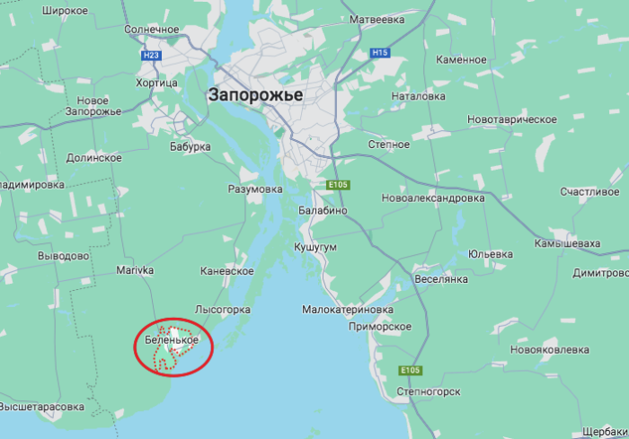 Тут знаходиться село Біленьке