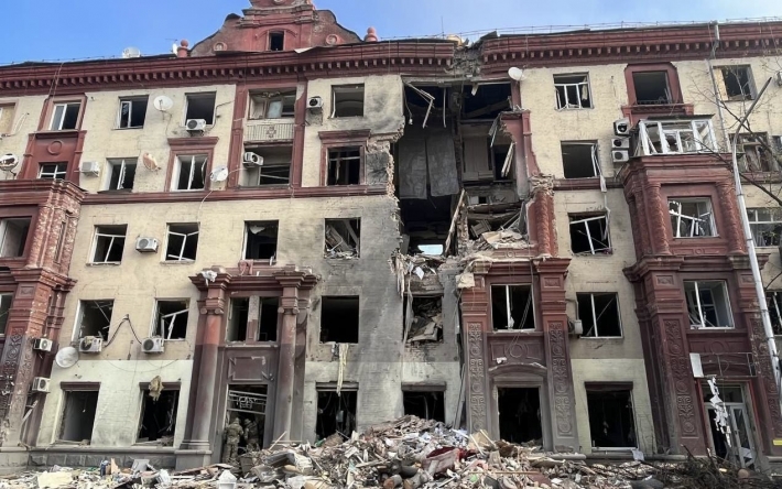 В Запорожье есть угроза обвала дома, в который попала ракета