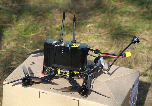 Дрон-камікадзе запорізького виробництва вперше уразив живу силу ворога. 