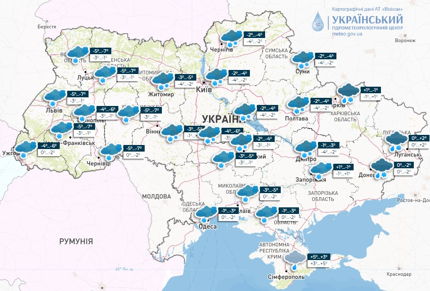 Школи в онлайн і без потреби не виїжджати. На Україну насувається снігопад: де і до чого готуватися