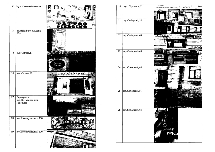 В Запоріжжі демонтують рекламні вивіски російською мовою: перелік