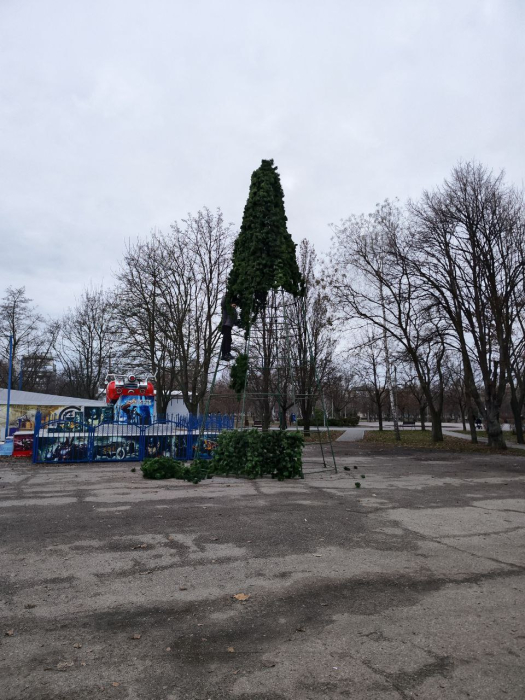 В Запоріжжі відкривається новорічне містечко з ялинкою та тюбінговою гіркою.