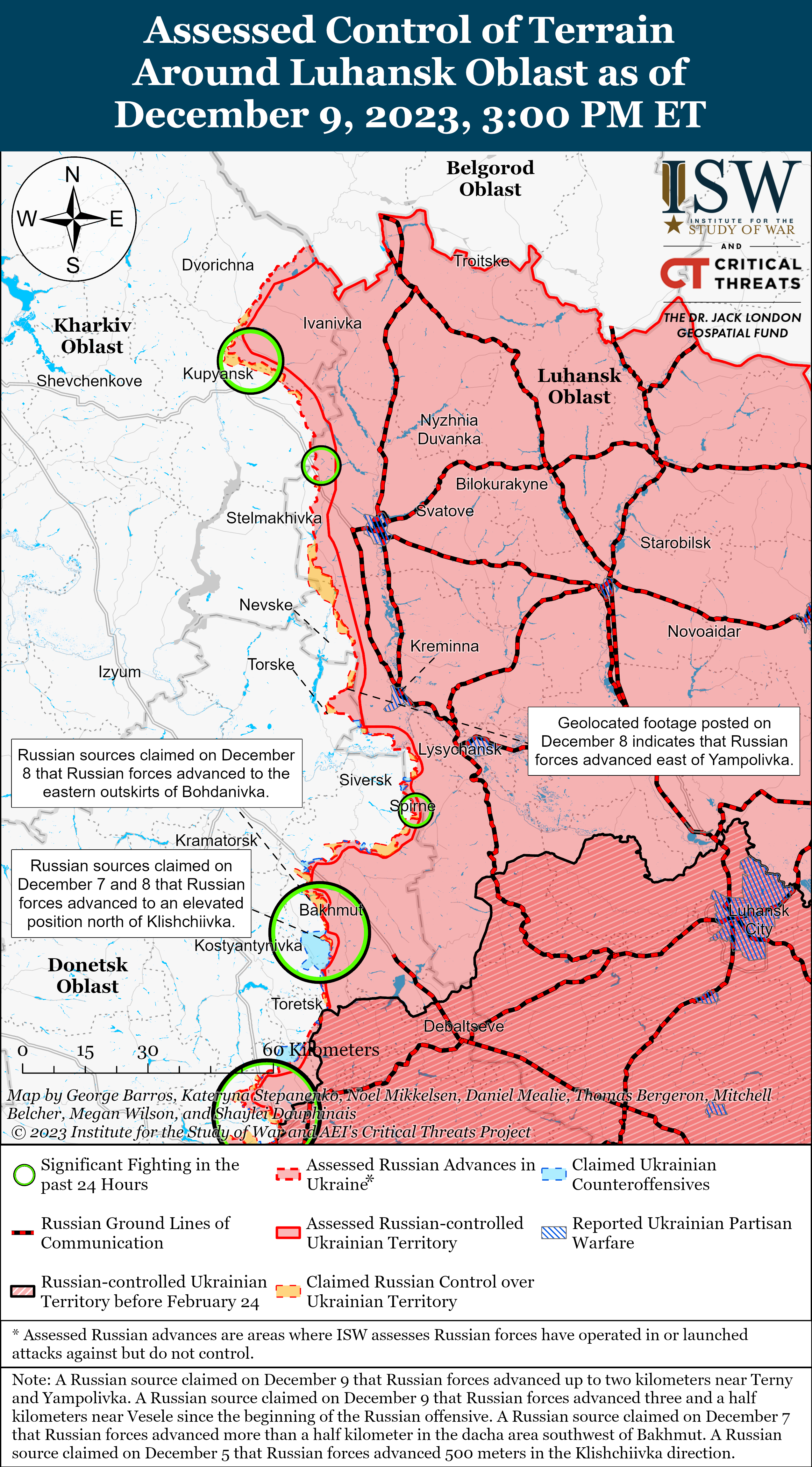 ЗСУ контратакували і просунулися на заході Запорізької області: карти боїв ISW