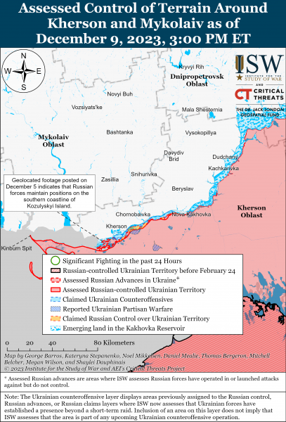 ВСУ контратаковали и продвинулись на западе Запорожской области: карты боев ISW