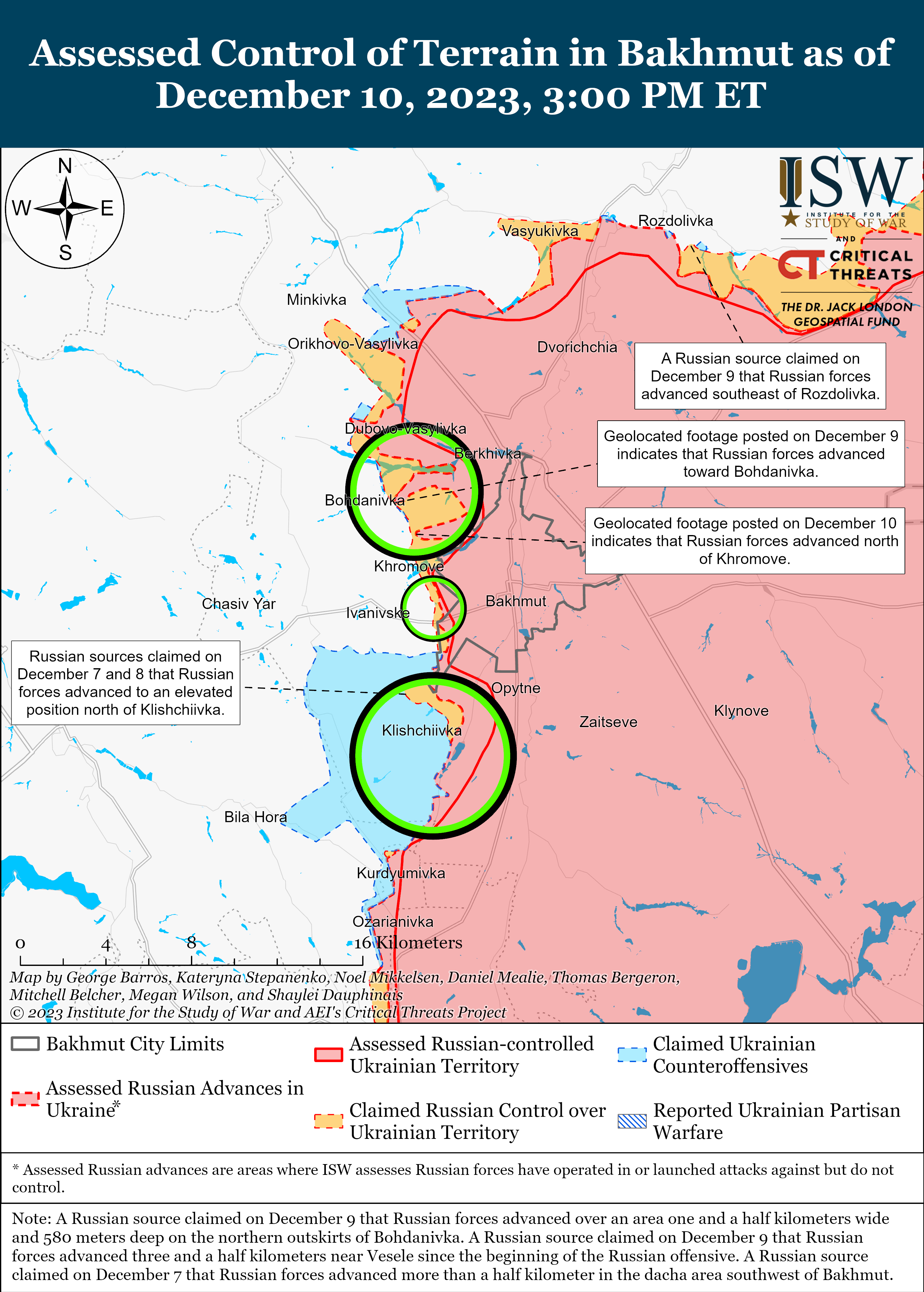 ЗСУ контролюють та зберігають позиції на лівому березі Дніпра: карти ISW