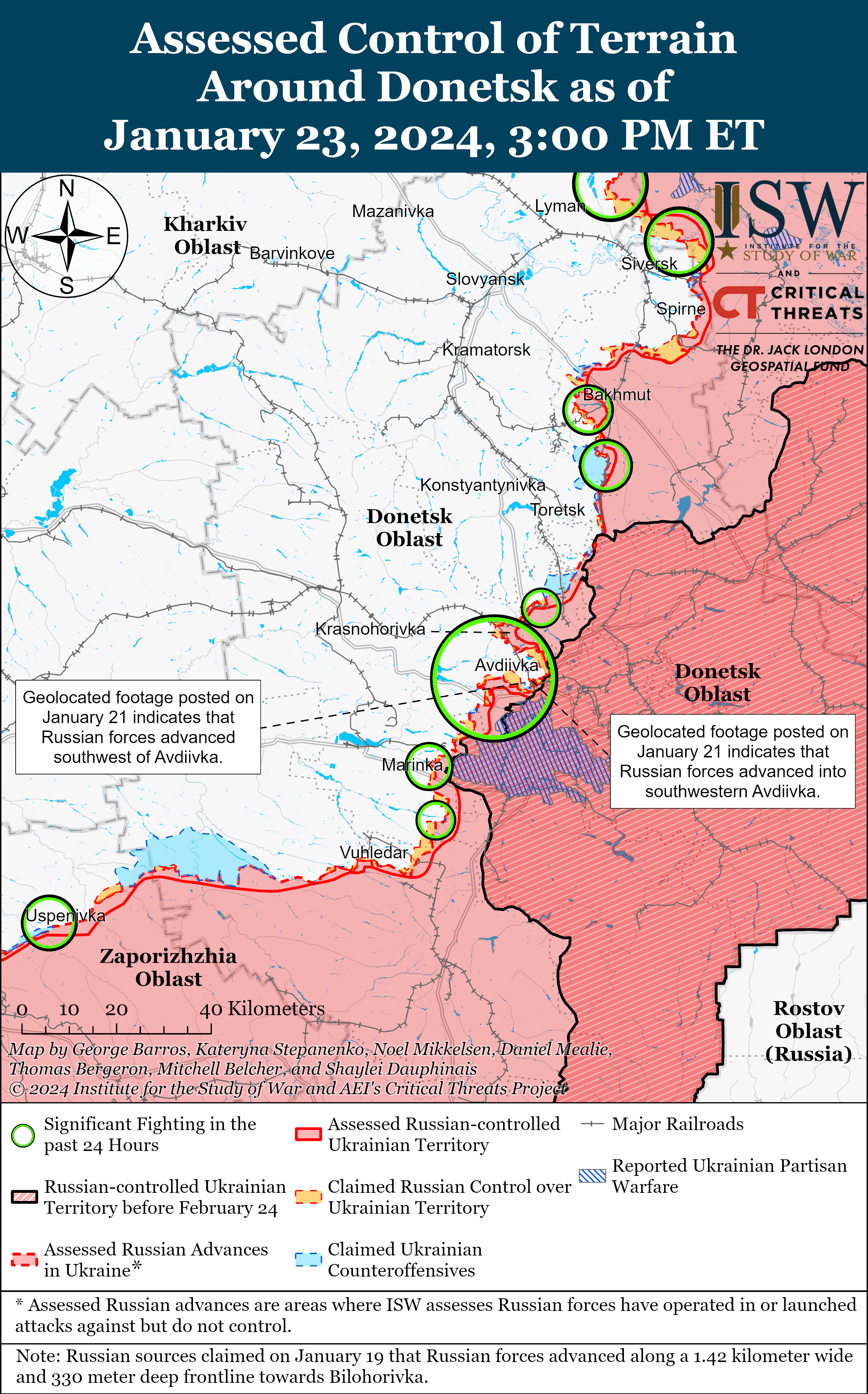 Росіяни безуспішно намагалися повернути позиції в Кринках: карти ISW