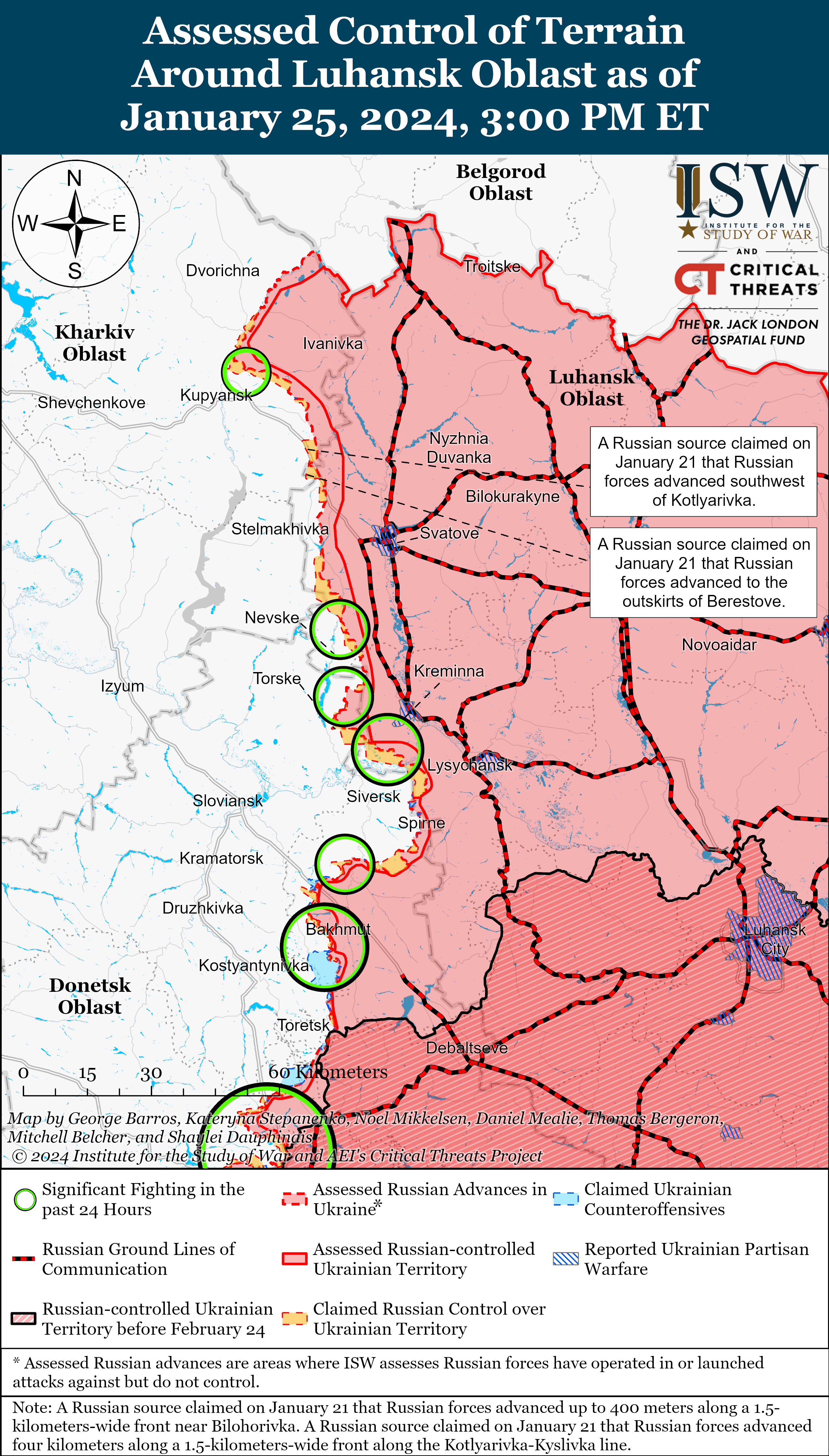 ЗСУ просунулись в Донецькій та Запорізькій областях: карти боїв ISW