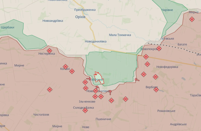 Британська розвідка підтвердила активність окупантів на Запорізькому напрямку.