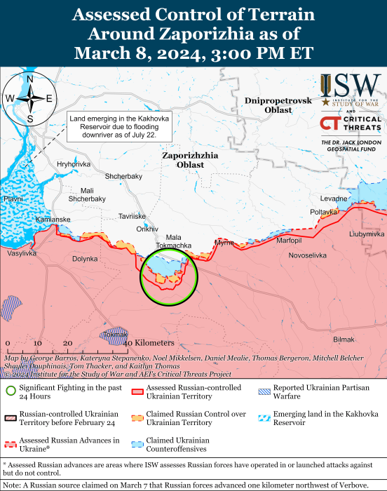 Карта бойових дій в Україні 9 березня фото 7 6