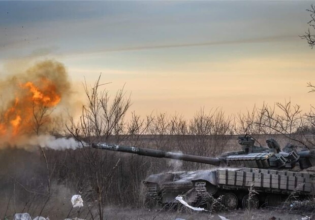 Карта бойових дій в Україні 5 березня.