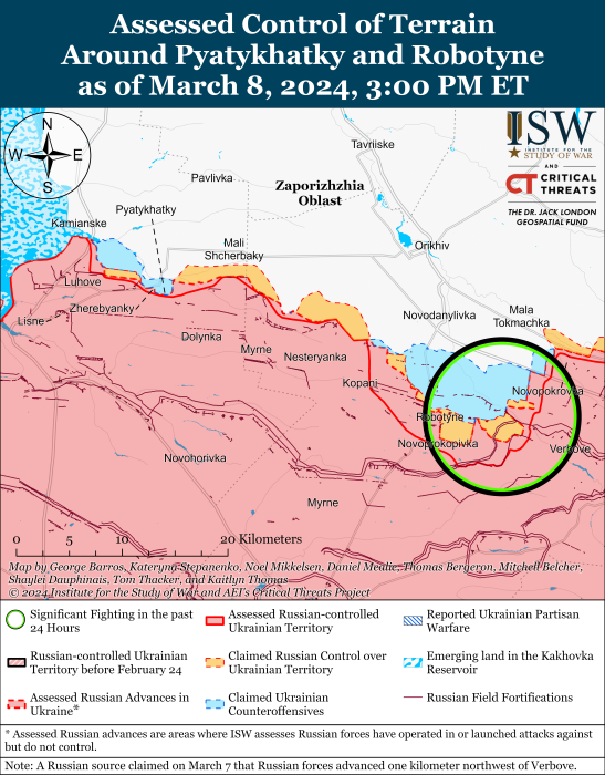 Карта бойових дій в Україні 9 березня фото 8 7