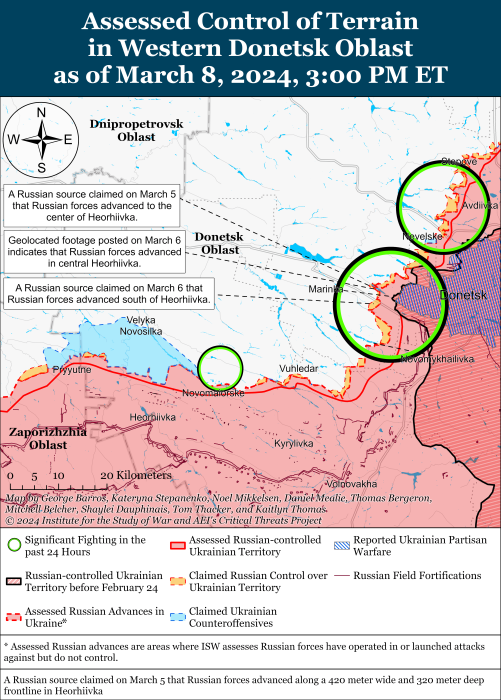 Карта бойових дій в Україні 9 березня фото 6 5