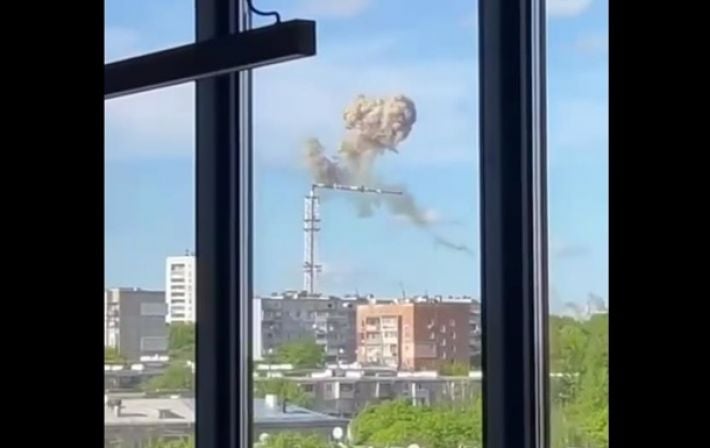 Россия атаковала телебашню в Харькове