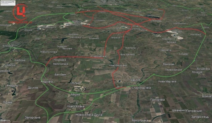 Оккупанты тянут ветку из Донецка на юг Украины через т.о. Запорожской области