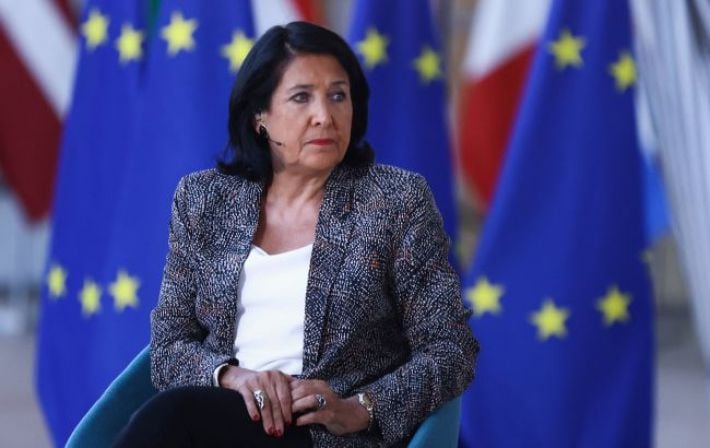 Президент Грузии наложила вето на закон об иноагентах