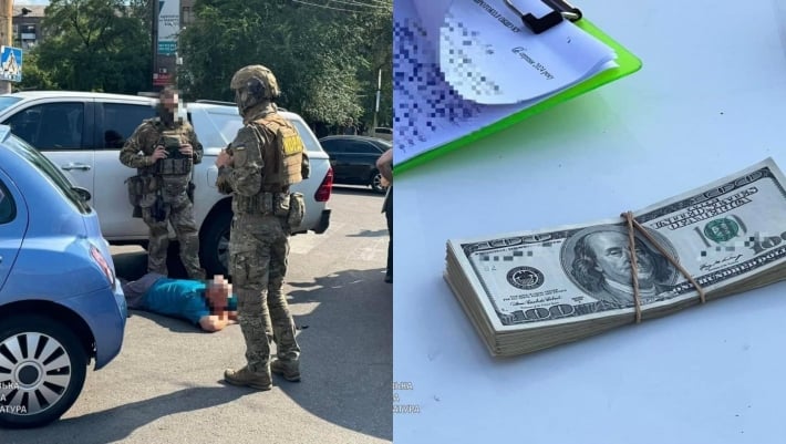 В Запорожье задержан глава благотворительного фонда за получение взятки в 5 тысяч долларов