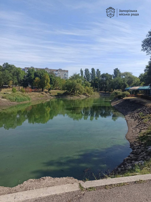 В мерії Запоріжжя пояснили ситуацію з обмілінням водойм в "Дубовому гаю".