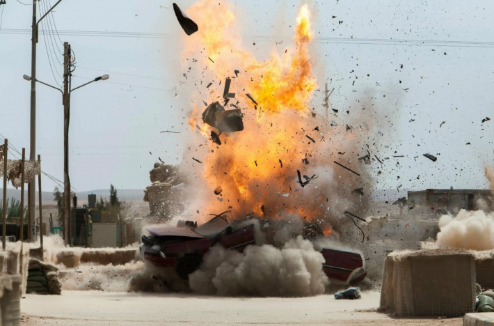 В Мелитополе партизаны взорвали машину с российскими военными - ГУР