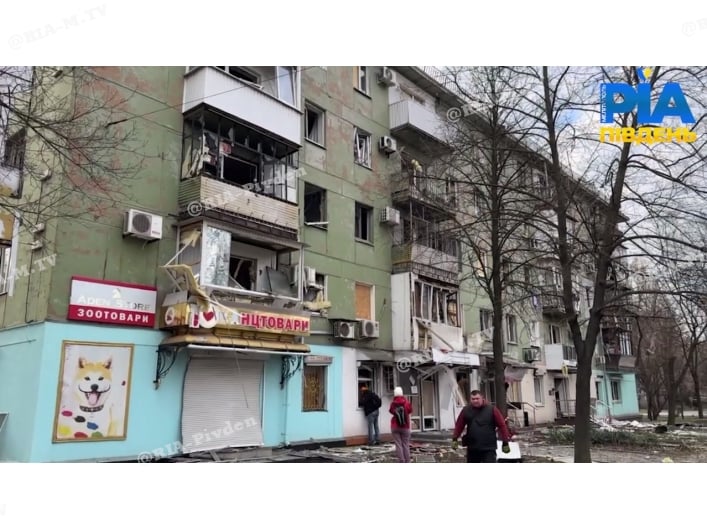Последствия российского террора Запорожья 21.03.2025