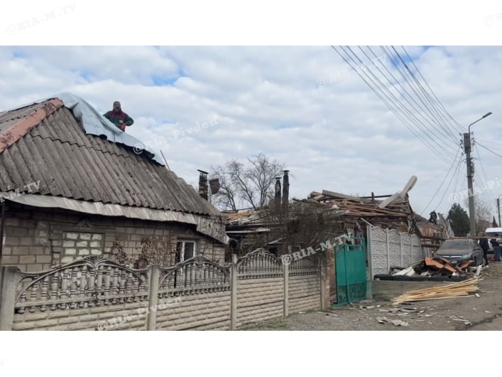 Последствия российского террора Запорожья 21.03.2025