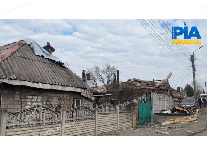 Последствия российского террора Запорожья 21.03.2025