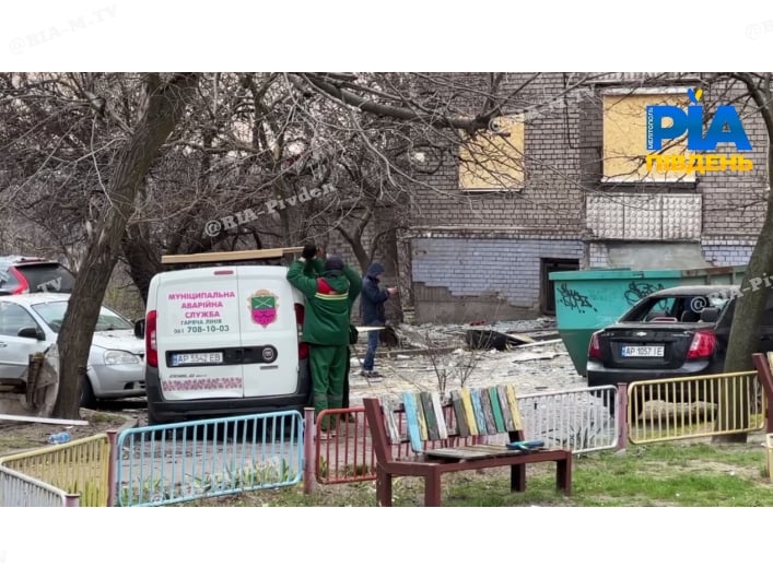 Последствия российского террора Запорожья 21.03.2025