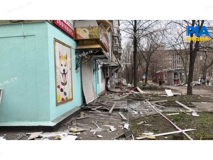 Последствия российского террора Запорожья 21.03.2025