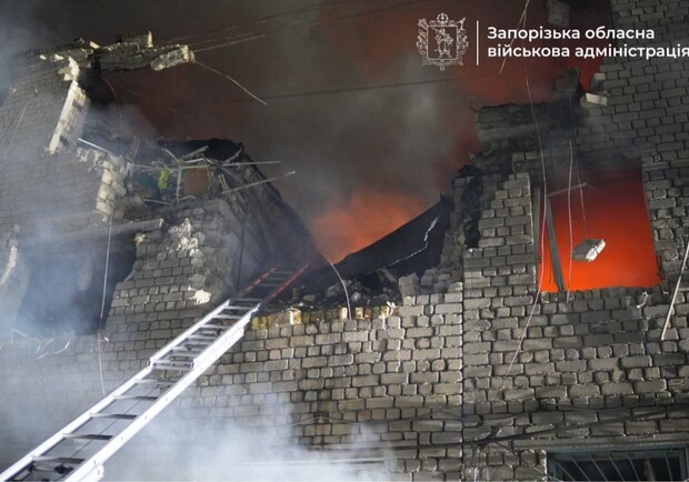 В ОВА розповіли, що буде з будинком, у який поцілив шахед у Запоріжжі -