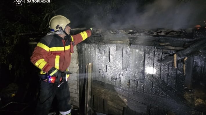 В Запорожье во время пожара погиб 66-летний мужчина