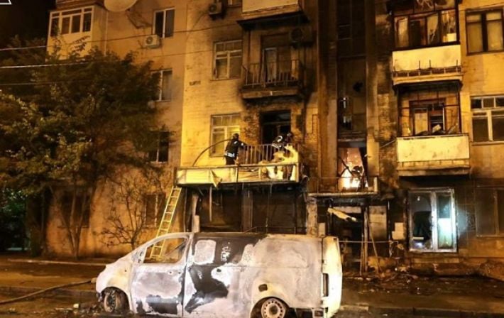В ГСЧС показали последствия атаки на Харьков