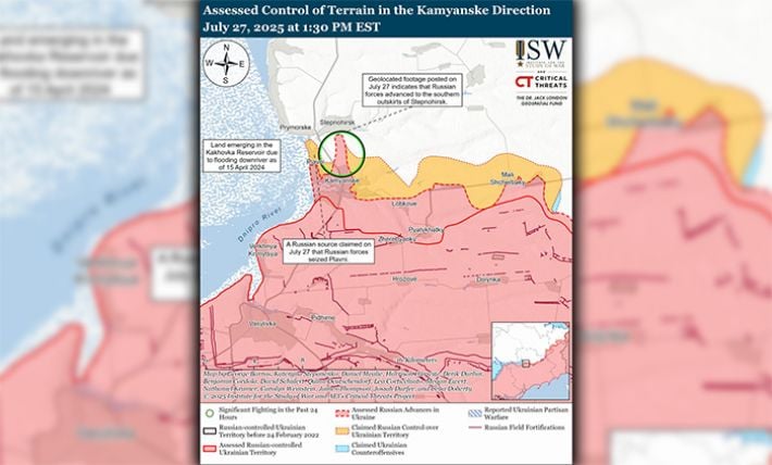 Россияне приблизились к Запорожью на критическое расстояние из-за продвижения у Степногорска