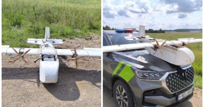 В Литве сбили дрон, залетевший из Беларуси: пограничники применили антидроновую систему