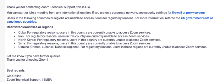 У Запоріжжі масові проблеми з доступом до Zoom: що відповіли в техпідтримці та як реагує Мінцифра