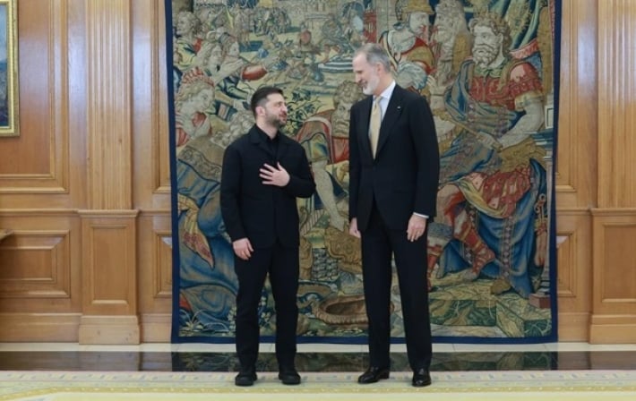 Зеленский встретился с королём Испании