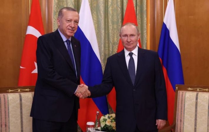 Эрдоган встретился с Путиным в Туркменистане и обсудил войну в Украине