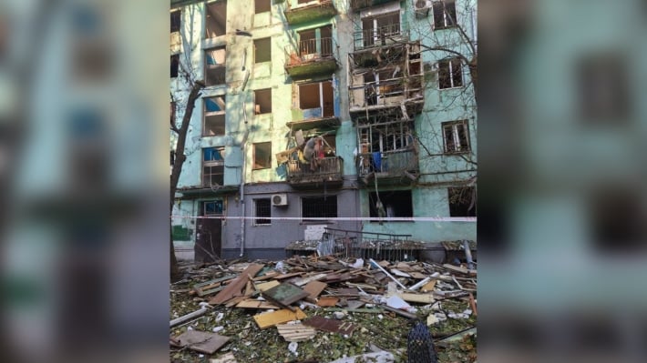 В Запорожье начался этап проектирования восстановления дома, поврежденного во время атаки дронов