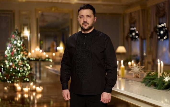 Зеленский поздравил украинцев с Рождеством Христовым