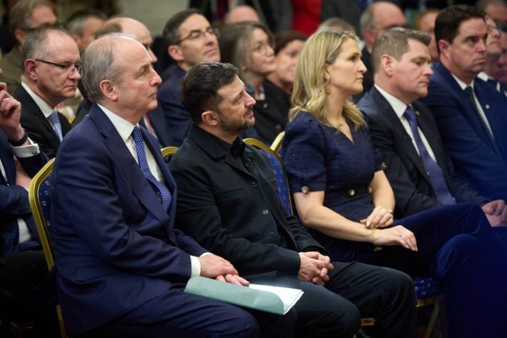 Встречи с медиками, семьями военных и бизнесом: подробности визита Зеленского в Ирландию