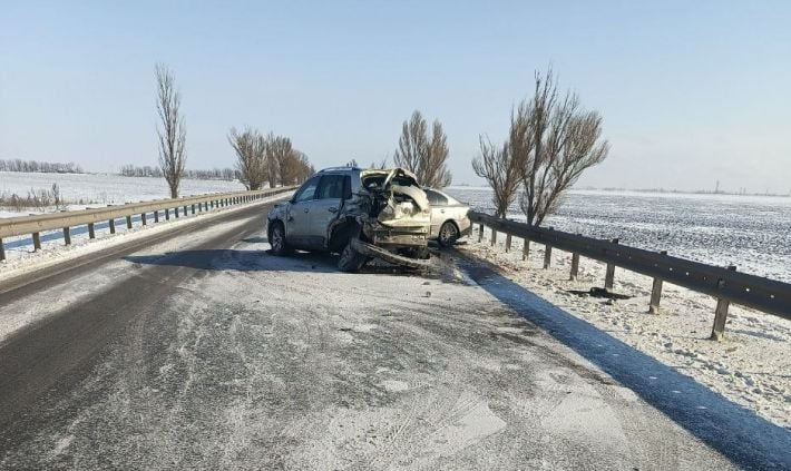 На трассе под Мелитополем в ДТП пострадал 12-летний мальчик