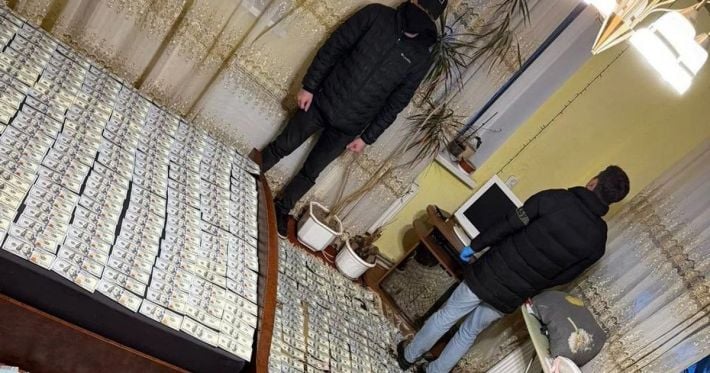 Ковер и покрывало из долларов: сеть поразили кадры обыска у винницких врачей